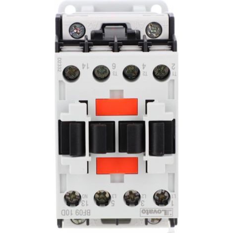 Contacteur de puissance 9A, bobine tripolaire 24 V CC, 1 ohm, 0 ohm, BF0910D024