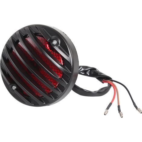 Accessoires pour motos Harley cruiser : feux arrière rétro en métal, feux stop, plaques d'immatriculation, feux arrière de freinage (1/5)