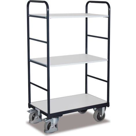 VARIOfit ESD Etagenwagen hoch 3 Ladeflächen 1.000 x 600 mm (1/2)
