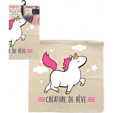 Taie d'oreiller licorne Créature de rêve (1/2)