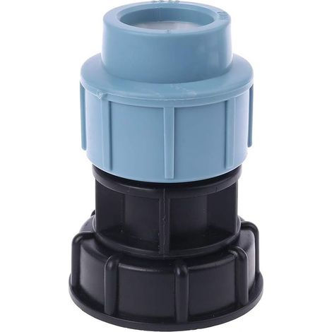 1 Stück IBC-Tankadapter S60X6 auf 32-mm-Geradeschlauchanschluss, Gartenschlauchanschlusswerkzeug (1/5)