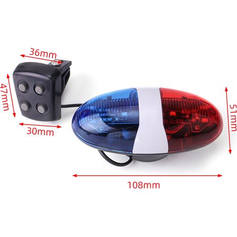 Éclairage vélo LED, 6 LED, pour le cyclisme urbain, le cyclisme sur route et les trajets nocturnes, pour un usage quotidien et les déplacements urbains.-AquaForge (1/5)