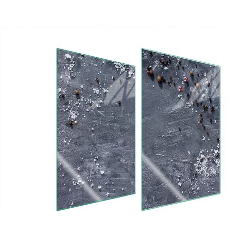 TABLERO PROTECTOR DE VIDRIO PARA COCINA 2x35x52 PIZARRA (1/5)