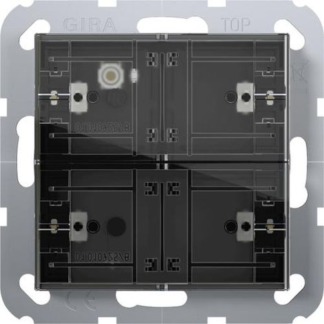 GIRA 501200 KNX SYSTEM 55 CAPTEUR TACTILE 4 VOIES STANDARD 2 VOIES