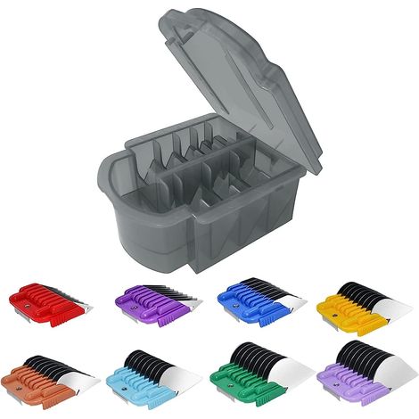 Stainless Steel Accessory 8 Colors Guide Comb Compatible Max45/50 Detachable Blade (suitable for 10/15/30 blades) (1/5)