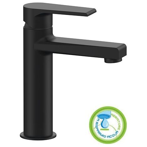 MONOCOMANDO LAVABO MEDIO LINEA ARTIC Nero Opaco