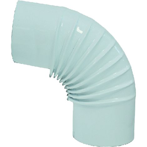 Gomito Smaltato Ee ¸ 90° Save Bianco 10 cm