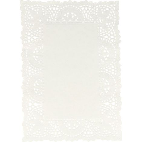 Garcia de Pou 250 unità rettangolare centrini, carta, bianco, 21 x 15 x 30 cm (1/2)