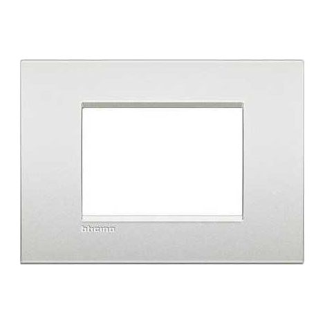 Lnc4803Pr Placca Air 3 Moduli Bianco Perla Livinglight