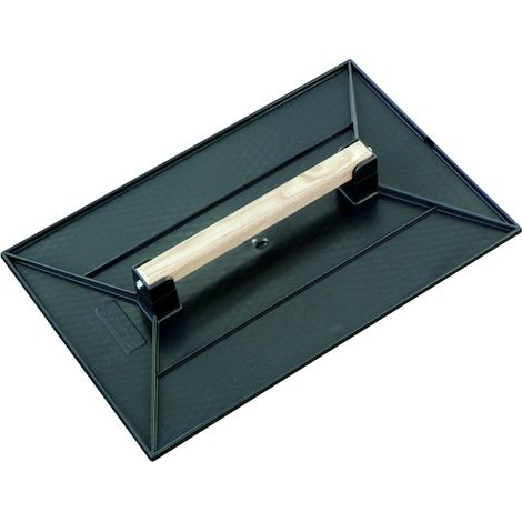 Taliaplast – Taloche plastique rectangulaire 42x28cm en PS Choc noir – Plateau alvéolé pour finition précise – SKU 300401