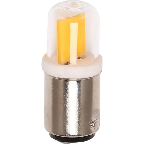 BA15D Ampoule Led 3W 110V CA 220V Non-Gradable 300 COB 1511 Led Lampe Blanc Chaud Blanc pour Machine À (Blanc Chaud) ODIPIE (1/4)