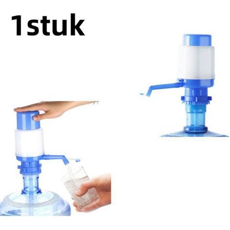 Pompe À Eau Manuelle - Pour Distributeur D'eau En Bouteille De 5 À 6 Gallons - Usage Domestique - Bleue Et Blanche (1/5)