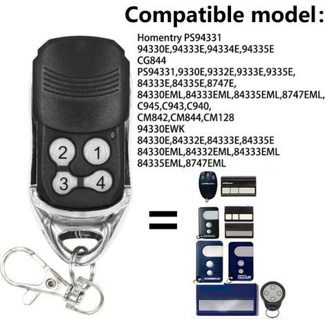 Télécommande et récepteur pour porte de garage, accessoire de commande automatique (1/5)