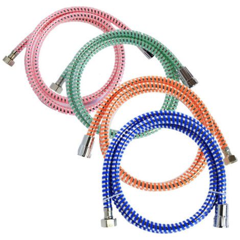 Flexible De Douche 1,5 M Pvc Cabine De Douche Colorée (1/5)