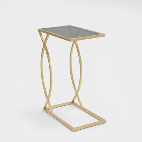 Ferretti Table Basse Rectangulaire Doré 45,5 cm (1/5)