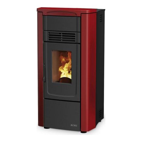 STUFA A PELLET DAL ZOTTO GABRY EVO 8 KW AD ARIA BORDEAUX 200 m³ (23322) (1/5)