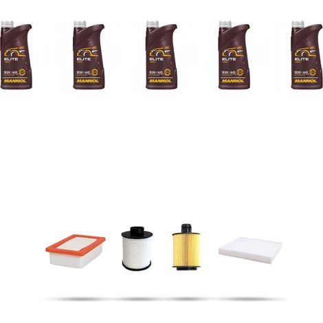 Kit tagliando 4 FILTRI e 5L OLIO compatibile con Fiat Sedici (189) 2.0 JTD 99kw dal 2009 (1/5)