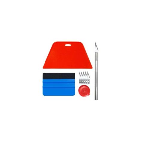 Lot de 15 raclettes pour film - Raclette pour film - Raclette pour film - Raclette - Kit de raclette avec bord en feutre - Raclette pour films de fenêtre et films de voiture (1/5)