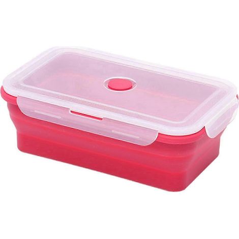 Boîte à lunch portable rouge 2450 ml (1/5)