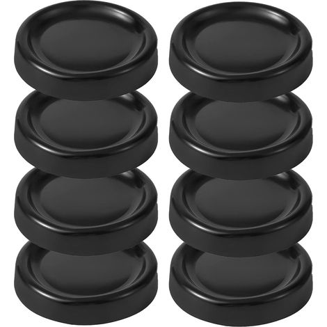 Amortisseurs de vibrations pour machine à laver (lot de 8) : amortisseurs universels en caoutchouc, pieds antidérapants et anti-vibrations pour machine à laver, sèche-linge, table et chaise. (1/5)