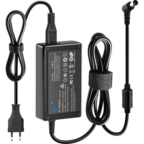 19V 65W Alimentation Chargeur pour LG ADS-25FSG-19 DA-48F19 LCAP35 DA-65G19 DA-65F19 LCAP21B LCAP21C LCAP25B 34UM69G 24LB451B 25UM64 32MA68HY 20 24 25 32 34 Monitor TV 2.53A 3.42A Adapatateur (1/5)