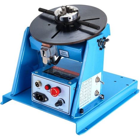 Positionneur de soudage rotatif -Capacité 10 kg - Table inclinable 0-90° - Mandrin à 3 mâchoires (1/5)