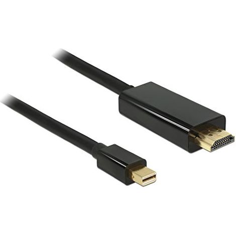 Cavo Premium Mini DisplayPort 1.1a verso HDMI 1.3 (Full HD 1080p) / nero - 2 metri (1/2)