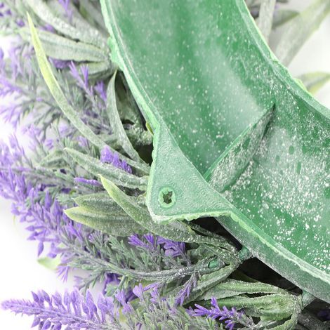 Couronnes artificielles aux couleurs vives, idéales pour la décoration de mariages et d'événements. (1/5)