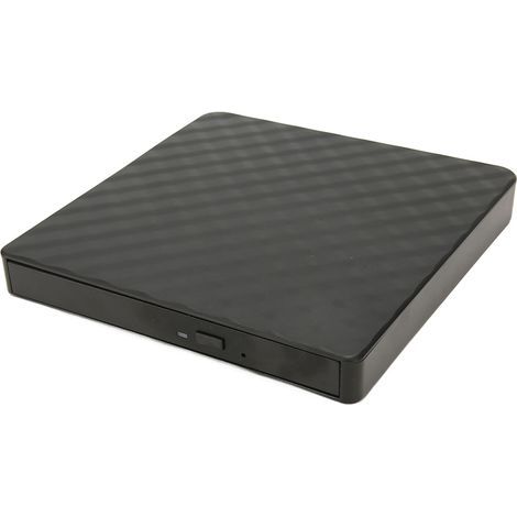 Lecteur DVD Externe USB 3.0 et Type C Ultra Mince, Graveur CD/DVD pour Windows, Mac, Linux, Portable (1/5)
