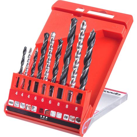 kwb 420400 9teilig Universal-Bohrersortiment Metall, Stein, Beton, Mauerwerk, Ziegel, Holz 4 mm, 6 (1/3)