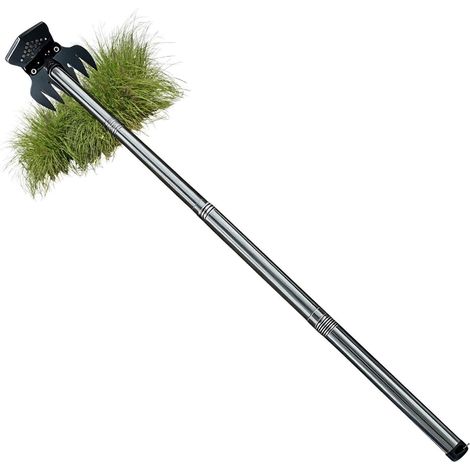 Outils de Jardinage, râteau Jardin Ergonomique Double Face avec Nettoyeur d', Culture pour ameublir Le Sol Cour, Balcon, Plantation, Agriculture en Plein air, Gestion des Terres - (1/5)