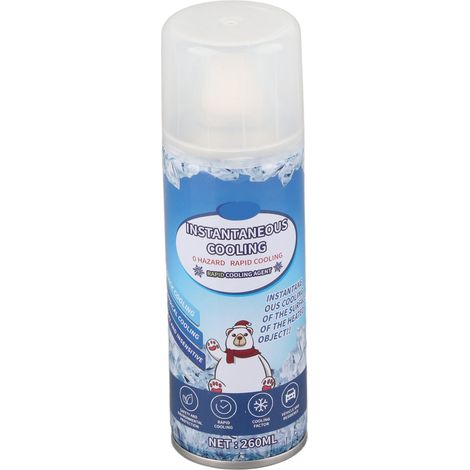 Lotion réfrigérante rapide 260ml pour voiture, maison, soulagement blessures sportives, usage polyvalent (1/5)