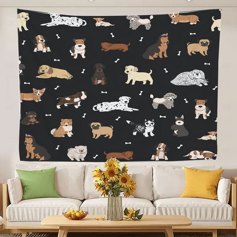 Affiche en tissu, couverture de plage esthétique, fond pour décoration murale 100x75cm (1/5)