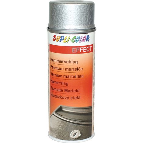 Peinture protectrice pour métaux, finition martelée, argent, aérosol de 400 ml