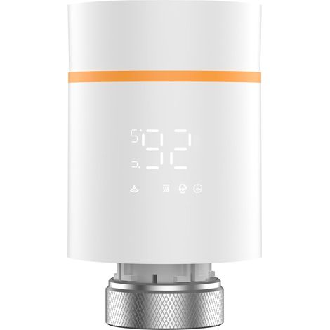 Robinet thermostatique de radiateur Yasorn WiFi  Compatible avec la commande à distance via application  Soupape de sécurité intelligente sans fil  Protection contre la surchauffe et économies d'énerg (1/5)