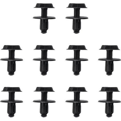 10 pezzi applicabili alle clip in plastica per la finitura della presa d'aria del coperchio della batteria della Range Rover Discovery Evoque