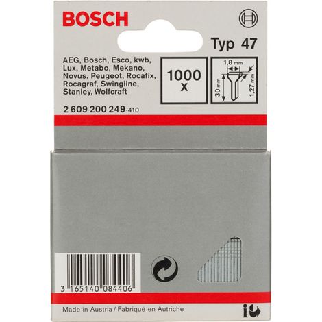 Bosch Nagel Typ 47 1,8 x 1,27 x 30 mm