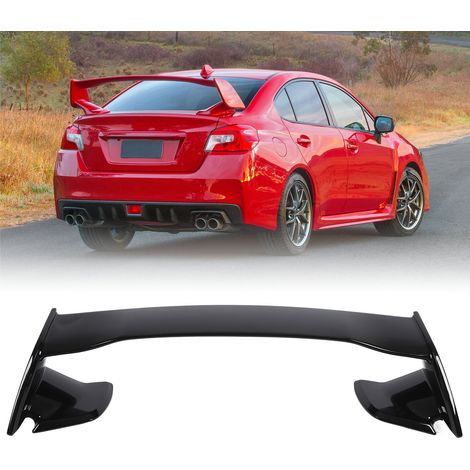 Der glänzend schwarze Heckspoiler ist für den Subaru WRX STi 2015-2021 geeignet (übergewichtig und übergroß). (1/5)