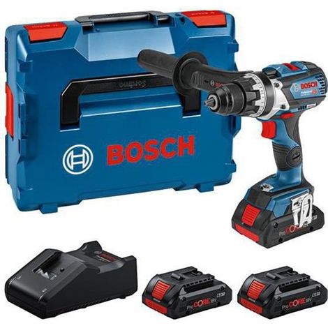 Bosch Akku Bohrschrauber Schrauber GSR 18V-110C Set 3x ProCore 4Ah 0615A5002S (1/2)