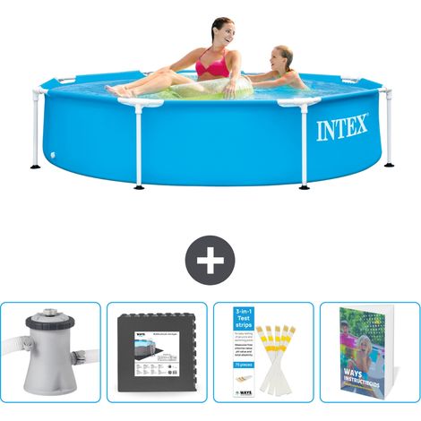 Intex Piscine Tubulaire Ronde - 244x51 cm - 5-pièces  SCB131 (1/5)