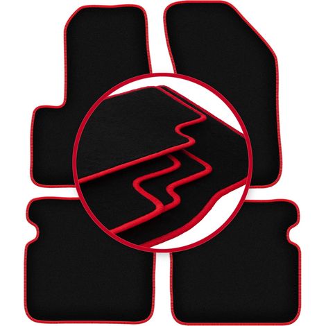 CARLUX-RED Autofußmatten für: Dodge Avenger Limousine (2007-2015) (1/5)