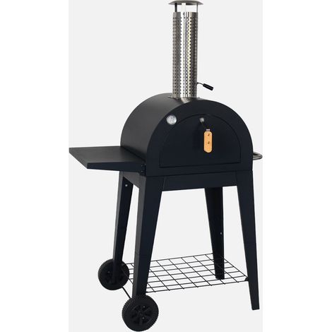 Horno de pizza exterior con mesa (1/5)