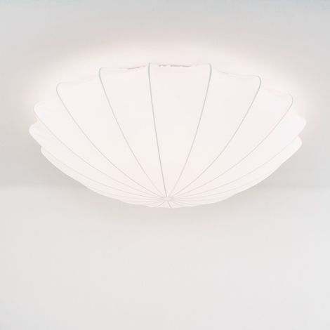 Falten Deckenlampe FORM in Weiß Ø80cm 4-flmg (1/5)