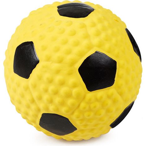 Pelota para perros con cascabel interactivo - Juguete de látex para la dentición, ideal para el adiestramiento, regalo para perros y parques de juego.