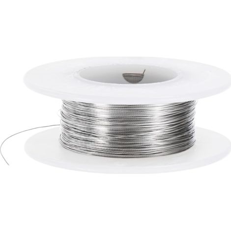 Fil Craft En Acier Inoxydable 28 Gauge, 0.3mm 40m Fil Flexible Pour Bijoux/Sculpture/Armature/Art Floral/Bonsaï/DIY (1/5)