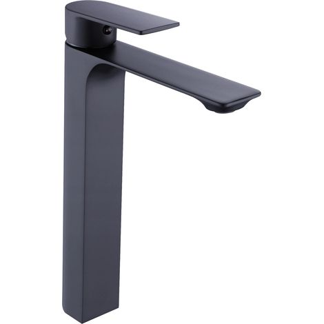 Mexen Alexa grifo de lavabo alto, negro - 71210-70 (1/2)