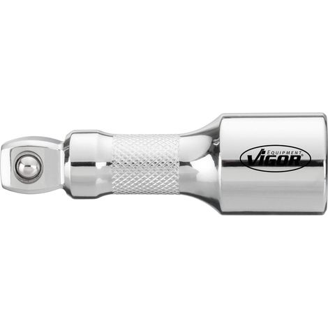 VIGOR Rallonge pivotante 12,5 mm (1/2") carré creux et massif, longueur 75 mm (1/2)