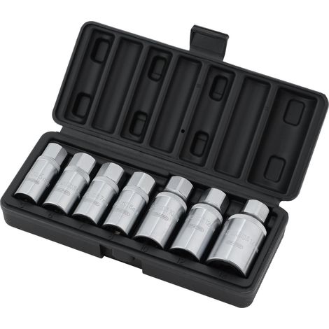 Draper 07119 Stud Extractor Set, 3/8"" Sq. Dr., 1/2"" Sq. Dr. (7 Piece)