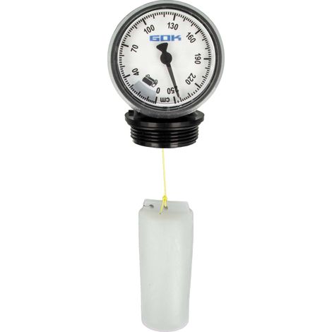 GOK Füllstandsanzeiger FSA Messbereich 0 - 250 cm Höhe, Anschluß AG 1 1/2, geruchsdicht, 15 276 00