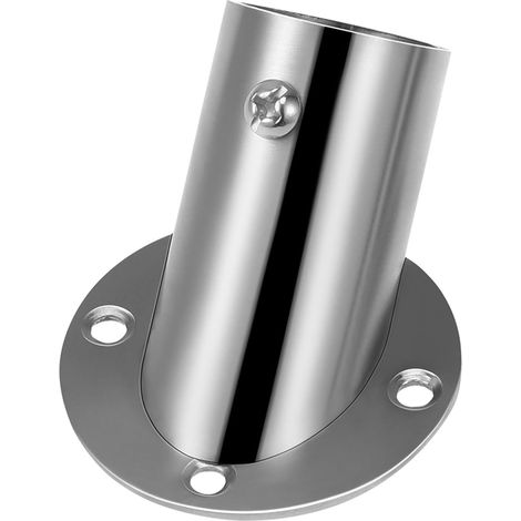 Support de barre de douche coudé HEALLILY, bride triangulaire, fixation murale, 6,6 x 5,2 x 2,6 cm (1/5)